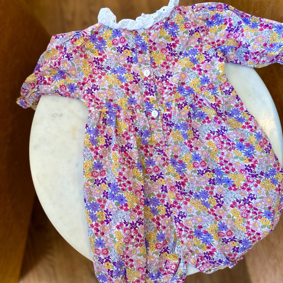 3m Eliza James Purple Floral Romper Jumpsuit - Picture 4 of 4